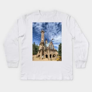 Bishop Castle A Work In Progress Kids Long Sleeve T-Shirt